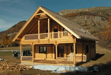 Chalet en kit rondins