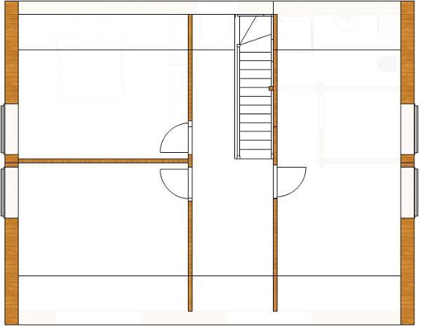 Plan étage maison