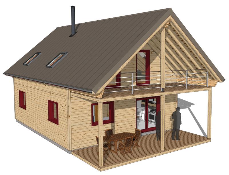 Plans chalet en bois en kit