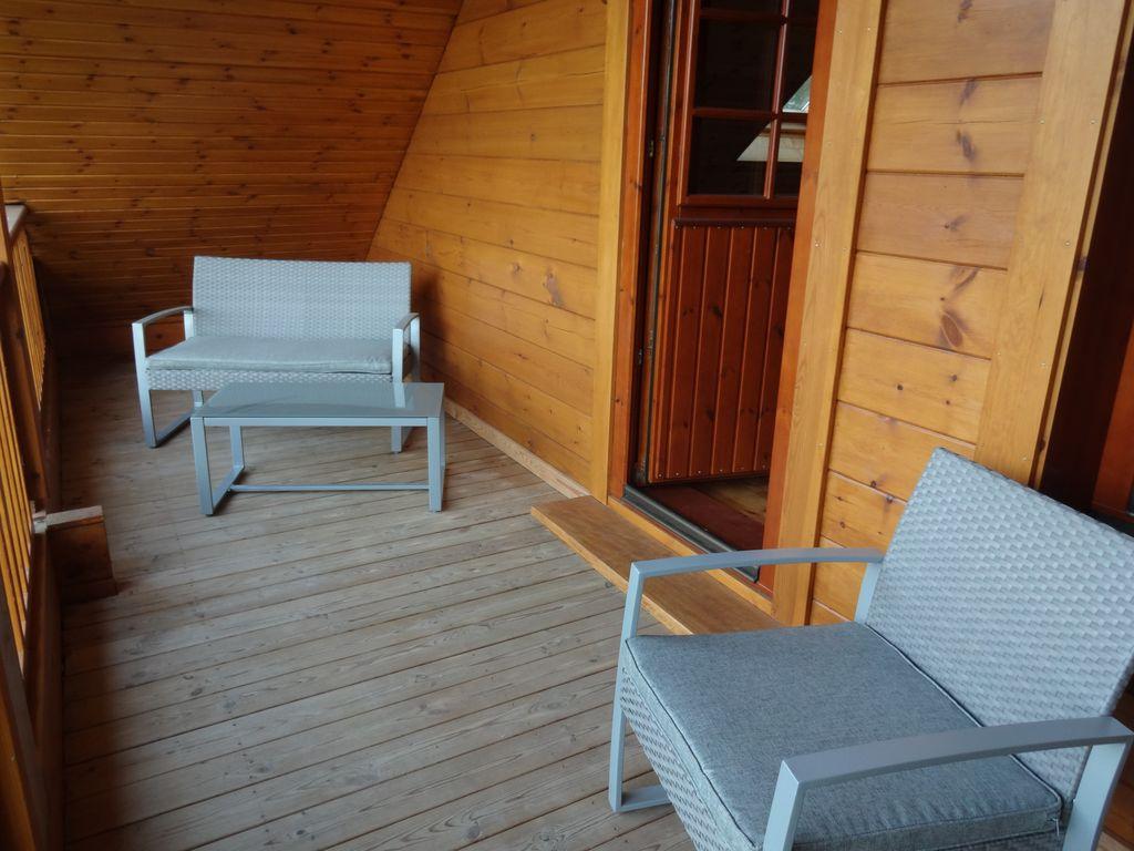 Balcon chalet en bois