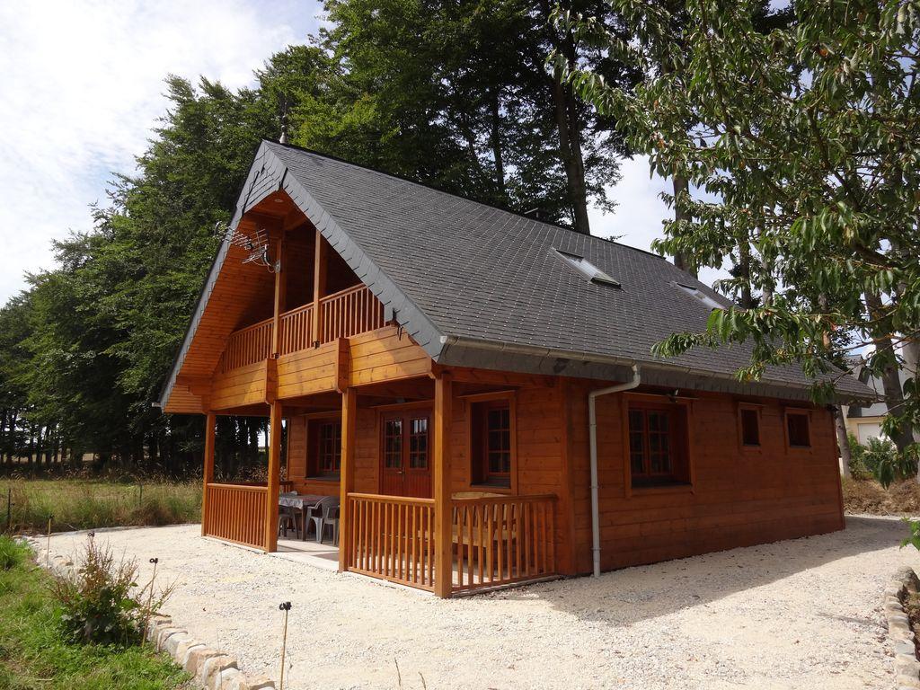 Vue extérieure chalet en kit