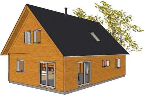 Plan maison traditionnelle 125 m²