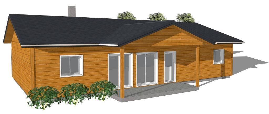 Maison bois 125 m²