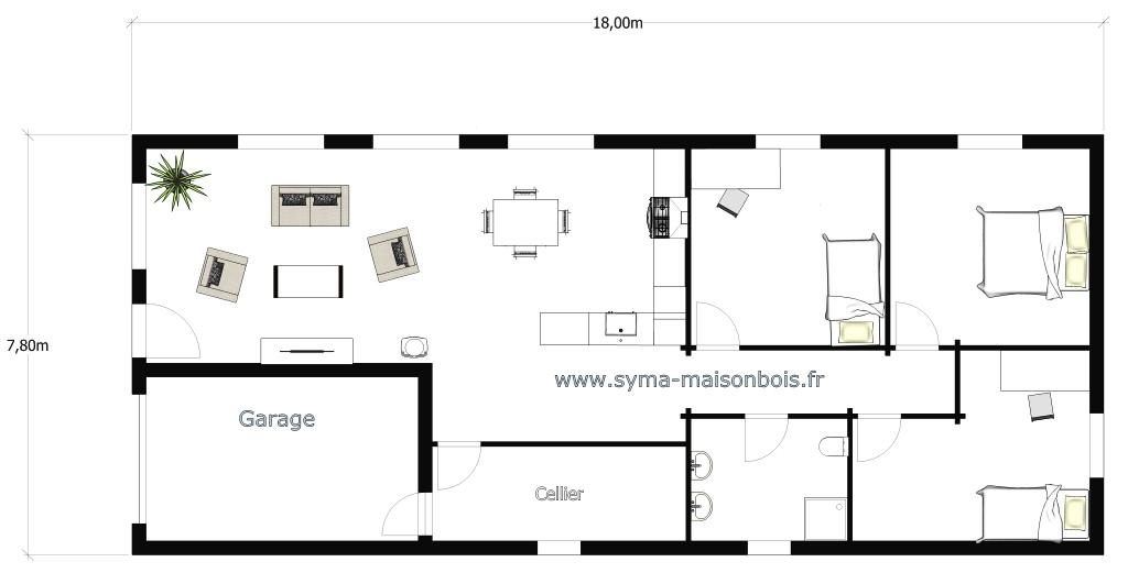 Longère contemporaine en bois